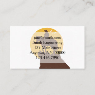 Silhouette von Cowboy-Reitpferd bei Sonnenuntergan Visitenkarte