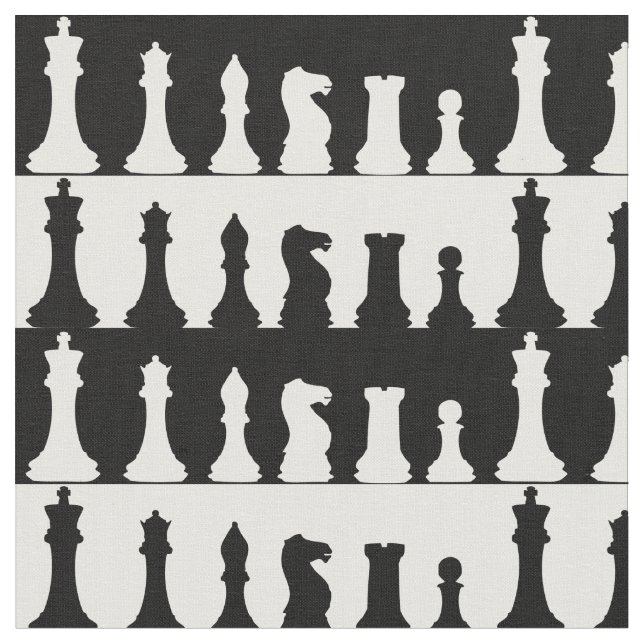 Silhouette von Schach Stoff (Nahaufnahme)