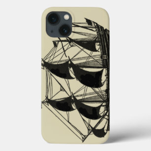 Silhouette von Schiffen mit Billflugsegel Case-Mate iPhone Hülle