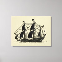 Silhouette von Schiffen mit Billflugsegel