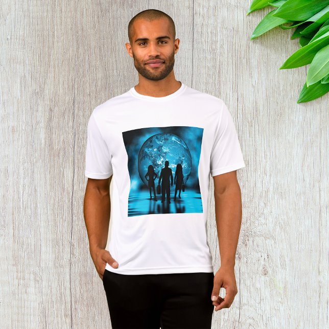 Silhouette von Unternehmensteams T-Shirt (Von Creator hochgeladen)