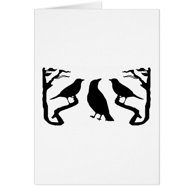 Silhouette von Vögeln (Vorne)