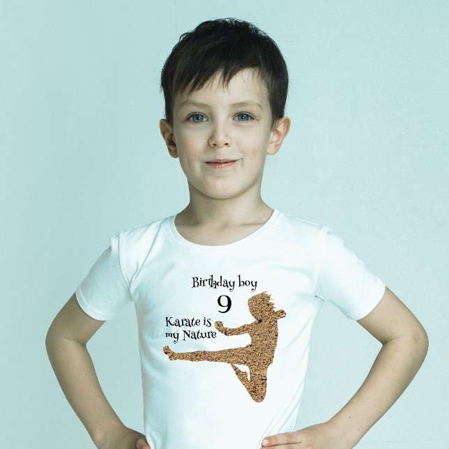 Silhouette Warrior Karate Kids T-Shirt (Von Creator hochgeladen)