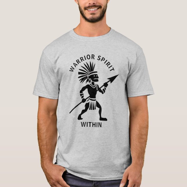 Silhouette Warrior T-Shirt (Vorderseite)
