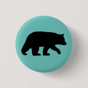 Silhouette Wildtiere Wildtier Button