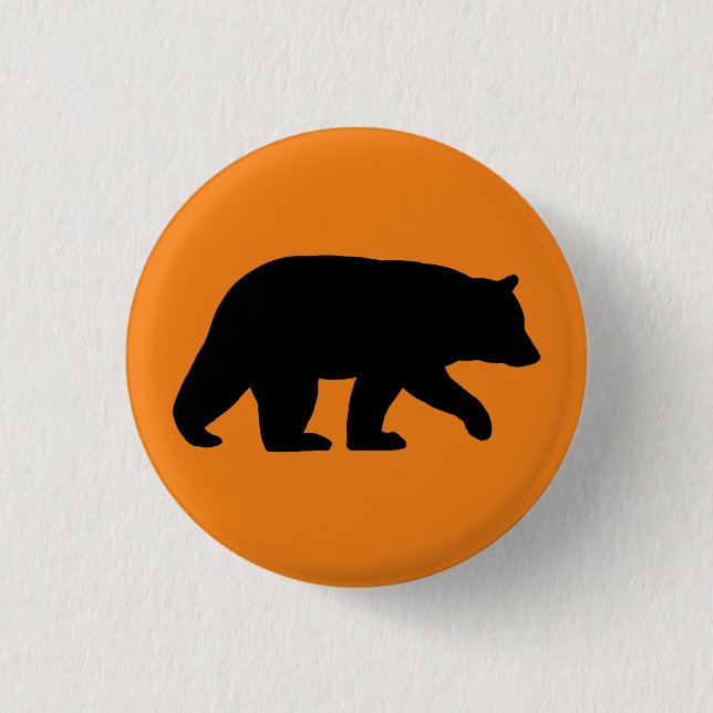 Silhouette | Wildtiere | Wildtier Button (Vorderseite)