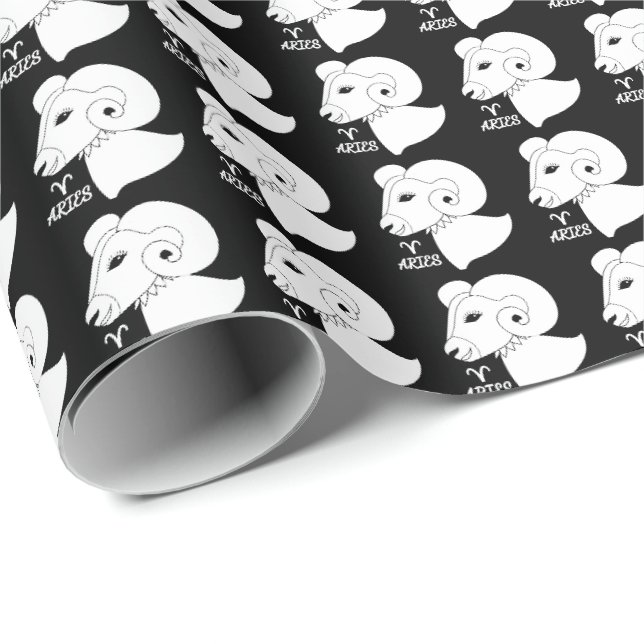 Silhouette Wrapping Paper Geschenkpapier (Rolleneckpunkt)