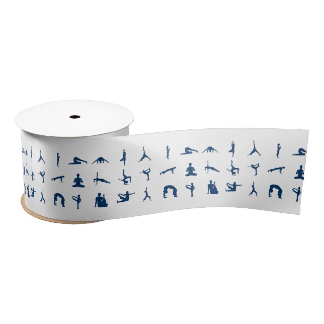Silhouette Yoga Posen Thunder_Cove Satinband (Spule)