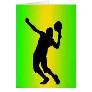 Silhouettegrün Servekarte