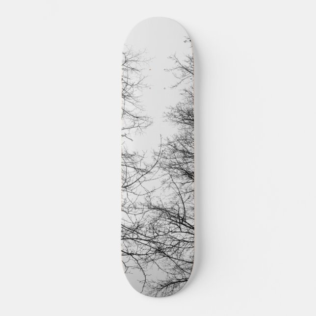 Silhouetten #1 #minimal #wall #decor #art skateboard (Vorderseite)