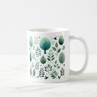 Silhouetten der Natur - Tag Kaffeetasse