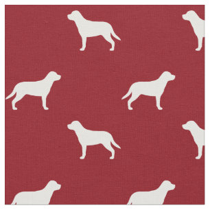 Silhouetten des Grossen Schweizer Sennenhundes Swi Stoff
