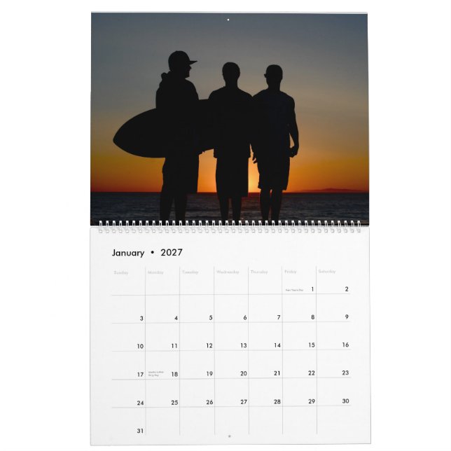 Silhouetten durch Lorenzo Aguayo Kalender (Jan 2027)