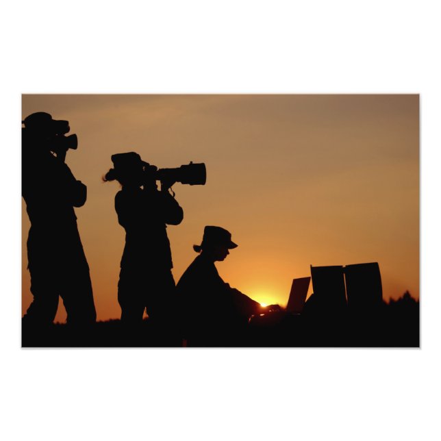 Silhouetten Fotodruck (Vorne)