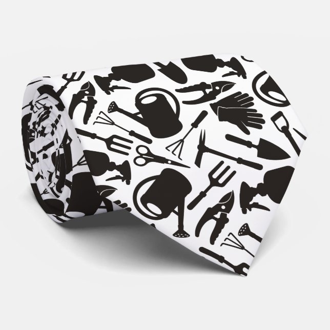 Silhouetten für Gartensymbole Krawatte (Gerollt)