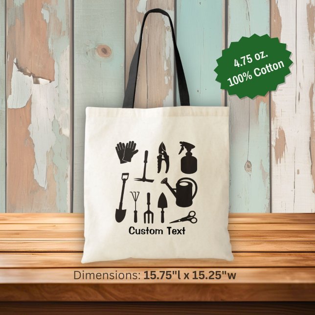 Silhouetten für Gartensymbole Tragetasche (Von Creator hochgeladen)