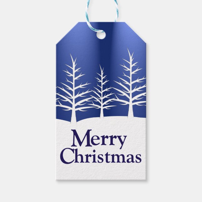 Silhouetten Geschenkanhänger (Vorderseite)