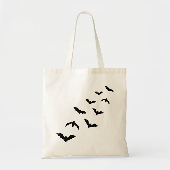 Silhouetten Halloween Tragetasche (Vorne)