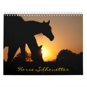 Silhouetten Kalender