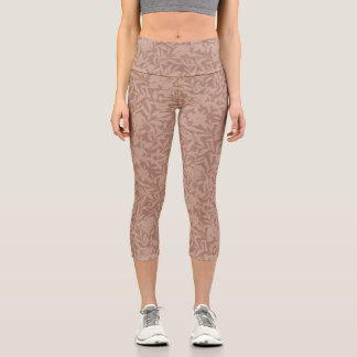 Silhouetten mocha mousus monochrome braun capri leggings