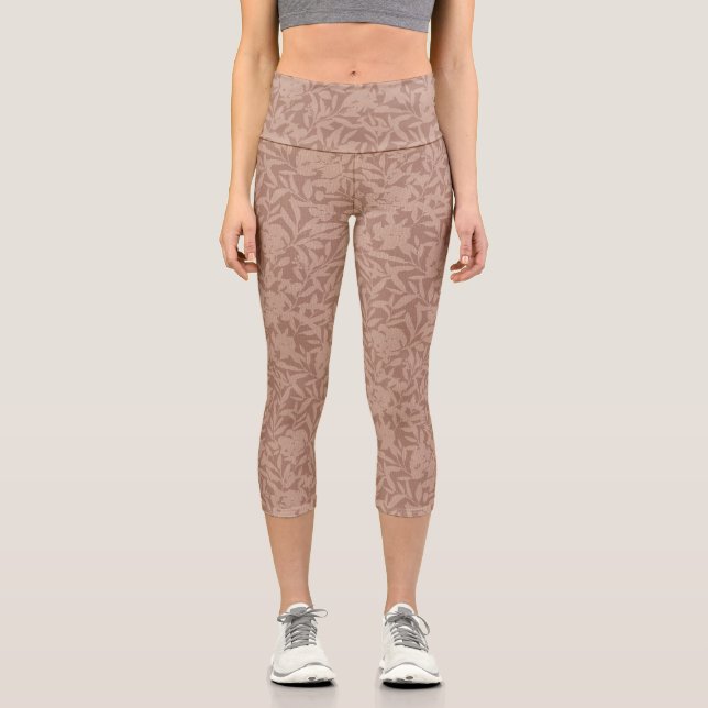 Silhouetten mocha mousus monochrome braun capri leggings (Vorderseite)