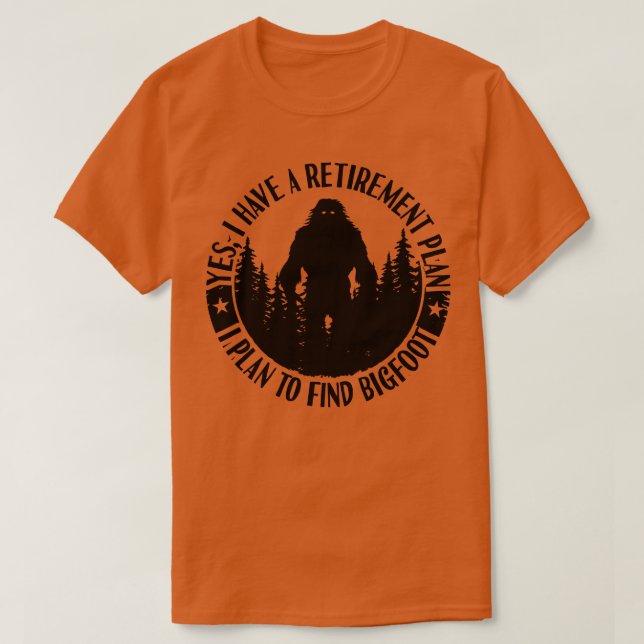 Silhouetten-Rentensystem Sasquatch T-Shirt (Design vorne)
