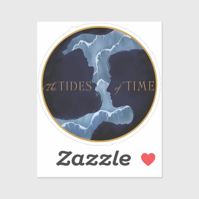 Silhouetten über die Zeit Aufkleber (Blatt)