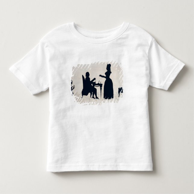 Silhouetten von Monsieur und von Madame Roland Kleinkind T-shirt (Vorderseite)