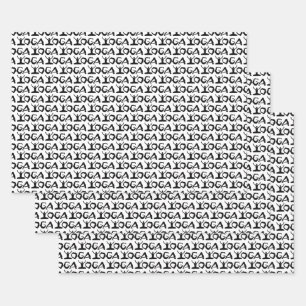 Silhouetten von Yogastellen Geschenkpapier Set