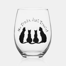 Silhouetten Weinglas Ohne Stiel