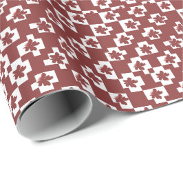 Silhueta de flores em padrão. geschenkpapier