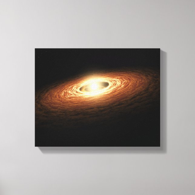 Silicon Crystal Formation Leinwanddruck (Vorderseite)