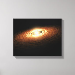 Silicon Crystal Formation Leinwanddruck