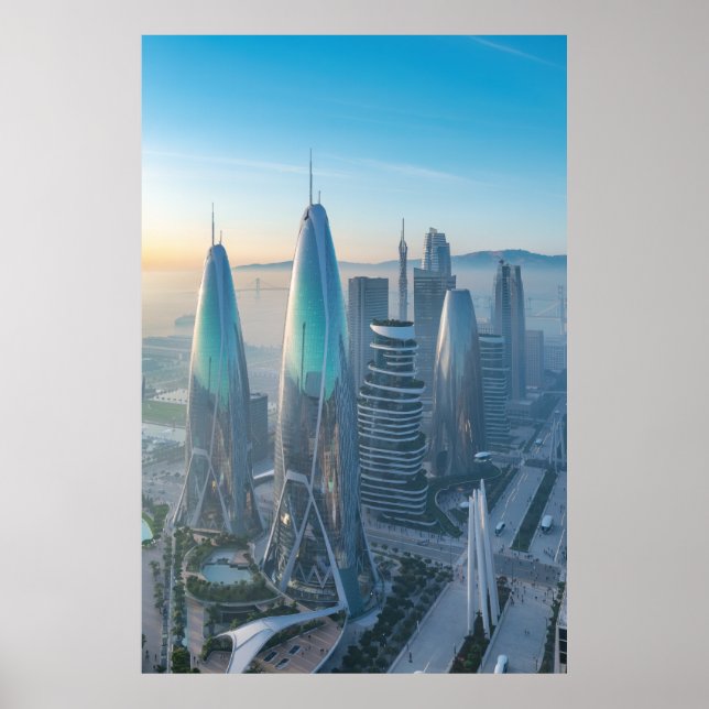 Silicon Valley Stadt 2026 Poster (Vorne)