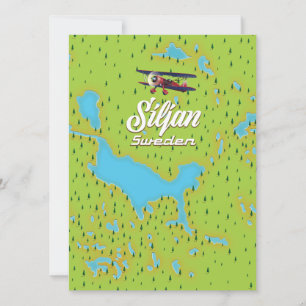 Siljan-See Schweden Karte