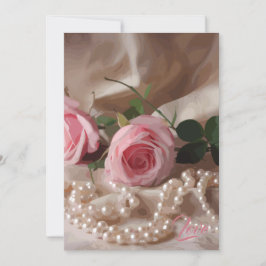 Silken-Rose Dankeskarte