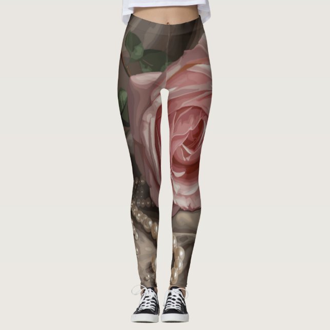 Silken Rose Leggings (Vorderseite)