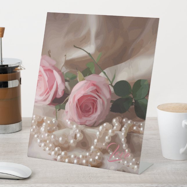 Silken-Rose Sockelschild (In Situ)