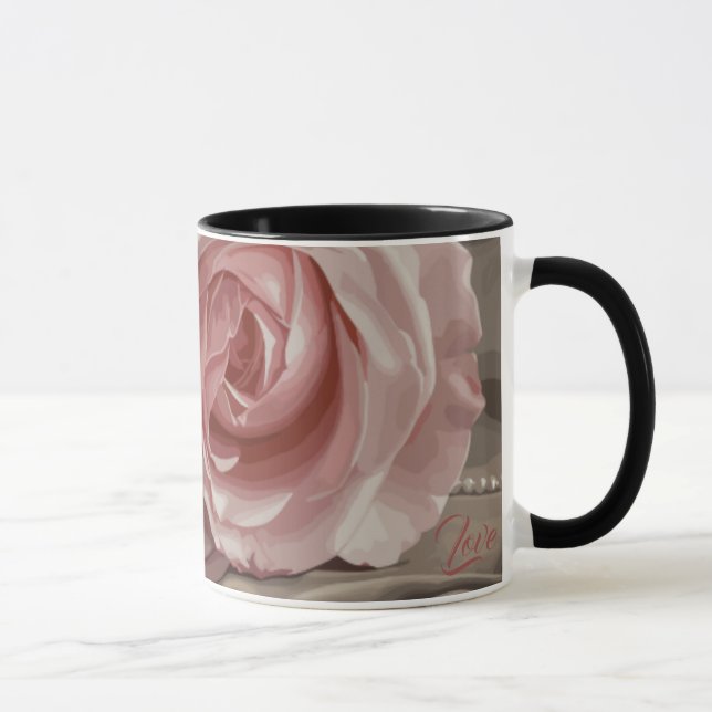 Silken-Rose Tasse (Rechts)