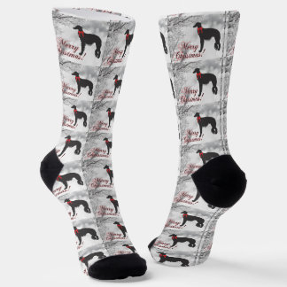 Silken Windhound Frohe Weihnachten Socken