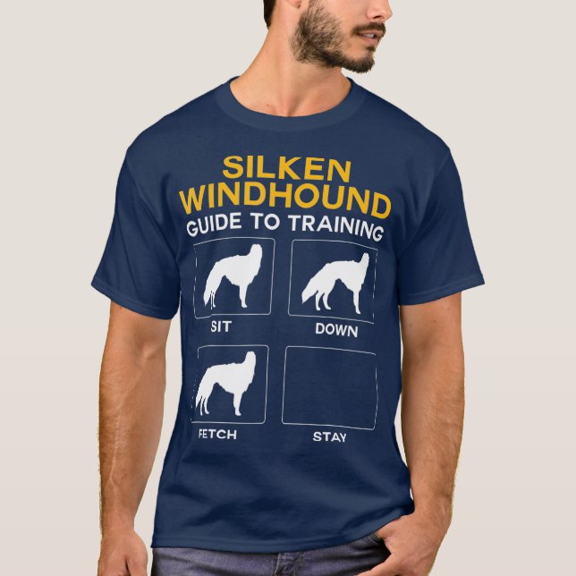 Silken Windhound Guide zum Training von Gehörlosig T-Shirt (Vorderseite)