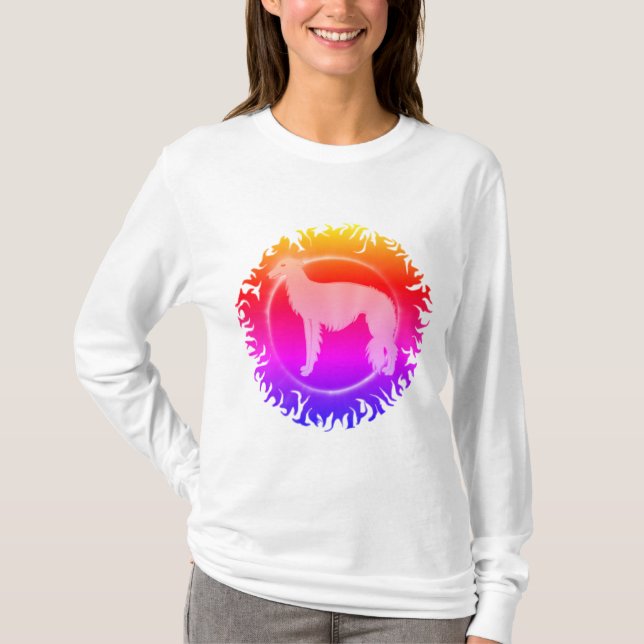 Silken Windhound Neon T-Shirt (Vorderseite)