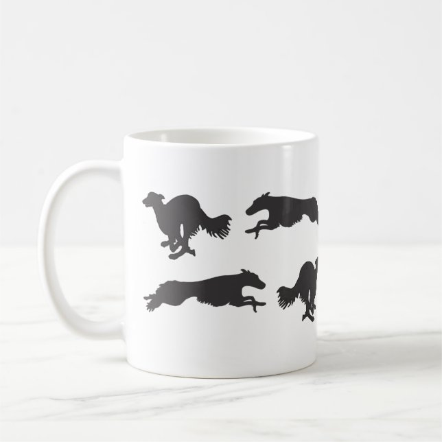Silken Windhound Running Kaffeetasse (Links)