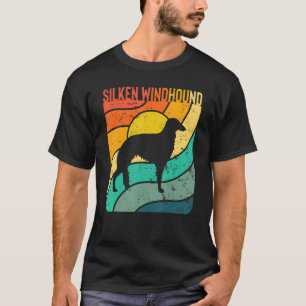 Silken Windhound Vintag Sunset Mama Vater T-Shirt