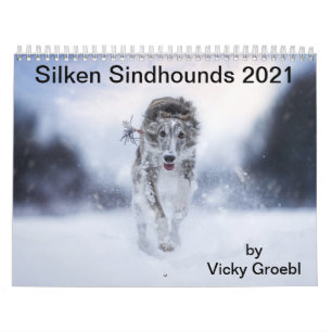 Silken Windhounds 2021 von Vicky Groebl - Erwachse Kalender