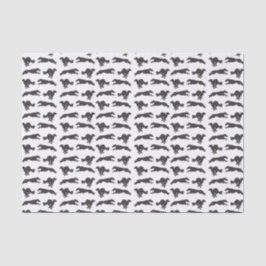 Silken Windhounds laufen Seidenpapier