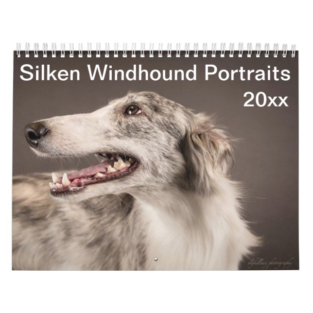 Silken Windhounds Portraits 2019 Kalender (Titelbild)