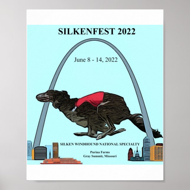 Silkenfest 2022 Logo-Poster Poster (Vorne)