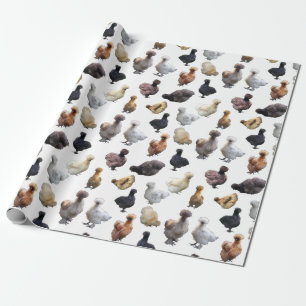 Silkie Bantam Chickens Geschenkpapier