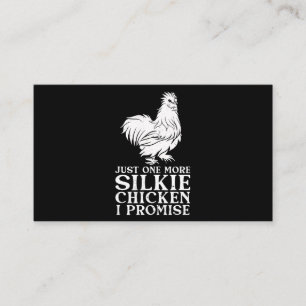 Silkie Chicken Funny Chicken Lover Phantastische S Visitenkarte